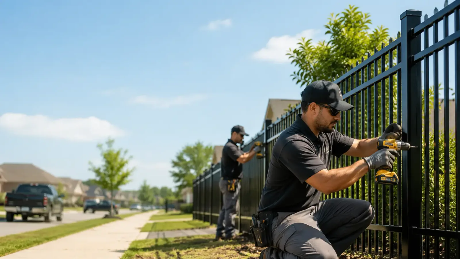 Metal Fence Installation in Cleveland, TX